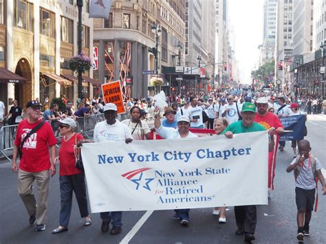 NYC Chapter of NYSARA Labor Day Parade Participation - New York Alliance for Retired Americans