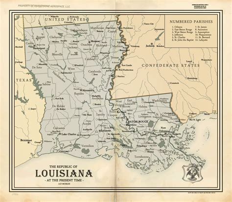 The Republic of Louisiana by RvBOMally on DeviantArt | Imaginary maps ...