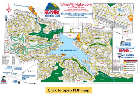 Map of Pine Mountain Lake - RE/MAX Yosemite Gold