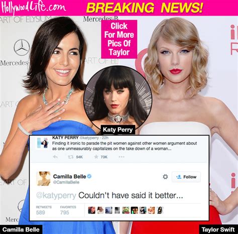 Camilla Belle Taylor Swift Feud