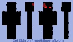 shadow demon mode Minecraft Skin