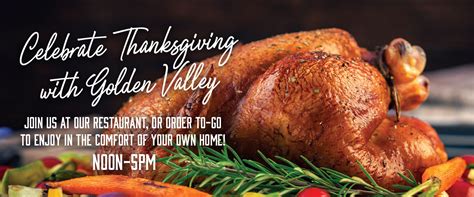 Celebrate Thanksgiving with Golden Valley - Golden Valley Brewery