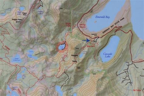 An overview map... - Picture of Eagle Falls Trail, Tahoe City - Tripadvisor