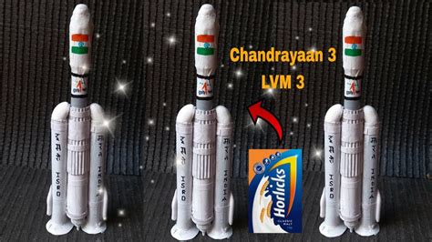 How To Make Chandrayaan 3 Rocket Model 😱 / Launch Of LVM 3 M4 🚀 / DIY ...