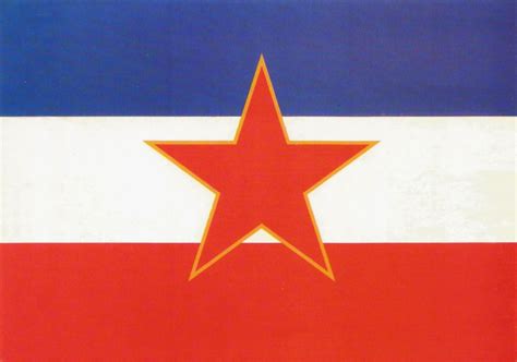 Postcards on My Wall: Flag of Yugoslavia from Montenegro