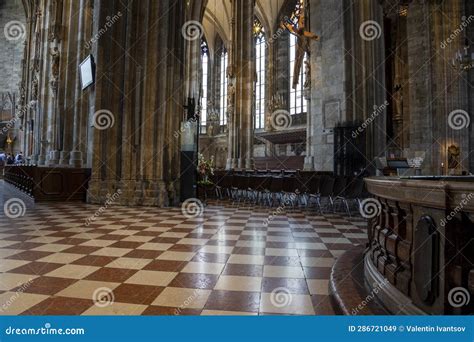 Interior of St. Stephen S Cathedral, a Medieval Catholic Church in the Center of Vienna ...