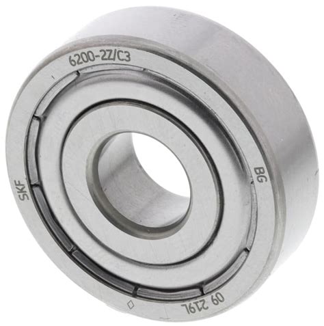 6200-2Z/C3 SKF | SKF Deep Groove Ball Bearing - Plain Race Type, 10mm I.D, 30mm O.D | 667-1037 ...