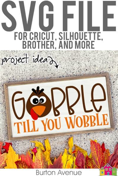 Gobble-Till-You-Wobble-Sign - Burton Avenue