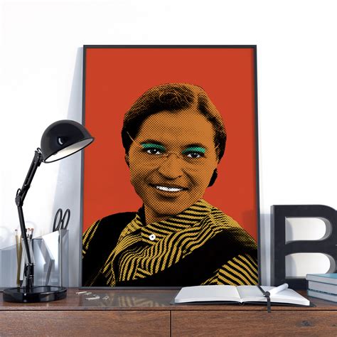 Rosa Parks Rosa Parks Poster Rosa Parks Print Pop Art Rosa | Etsy in 2022 | Canvas print display ...