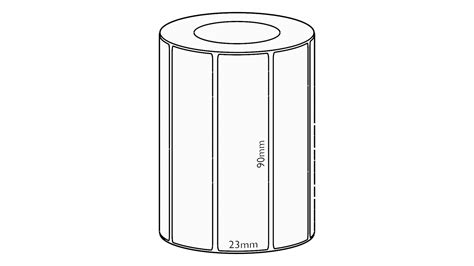 90x23mm Direct Thermal Label