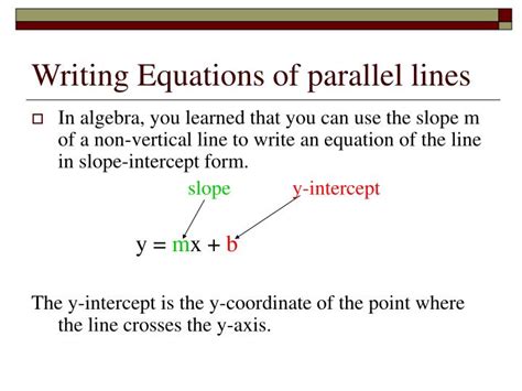 PPT - 3.6 Parallel Lines in a Coordinate Plane PowerPoint Presentation ...