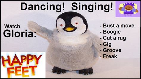 Happy Feet Singing Dancing Gloria Penguin Plush Toy