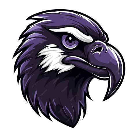 Premium Vector | Vector mascot logo raven