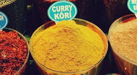 CURRY. Curcuma inhibits the production of prostaglandin E2, which makes nerves hypersensitive ...