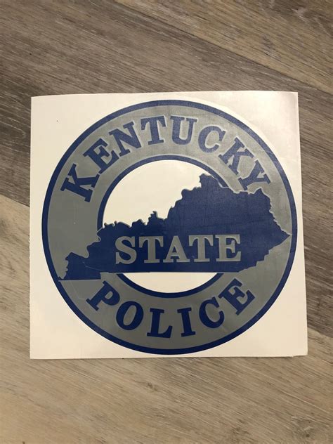 Kentucky State Police Logo Replica Vinyl Decal - Etsy