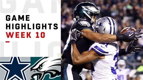 Cowboys vs. Eagles Week 10 Highlights | NFL 2018 - YouTube