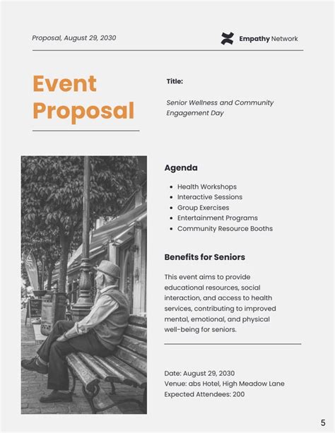 Social Services Proposal Template - Venngage