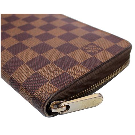 LOUIS VUITTON Zippy Damier Ebene Organizer Wallet Brown-US