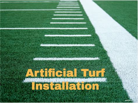 Artificial Turf Installation - Nsfas Online Application 2024