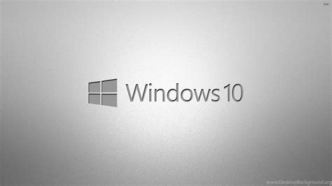 Windows 10 Gray Text Logo On Grainy Gray Wallpapers Computer ...