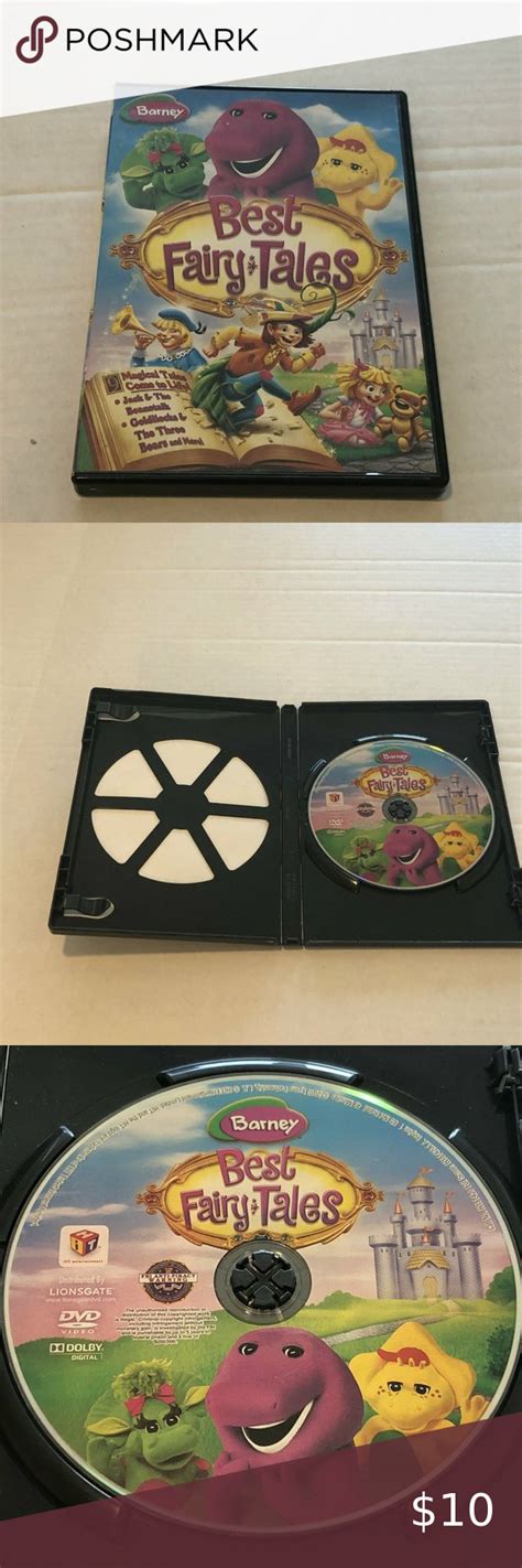 Barney: Best Fairy Tales DVD 2010 Jack And The Beanstalk Goldilocks Etc ...