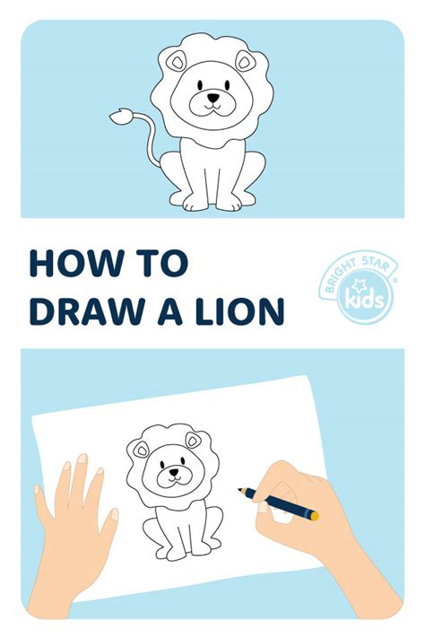 Lion Drawing Pictures For Kids