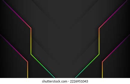 Modern Game Background Rgb Color Lines Stock Vector (Royalty Free ...