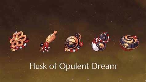 Compatible Characters Using the Husk of Opulent Dreams