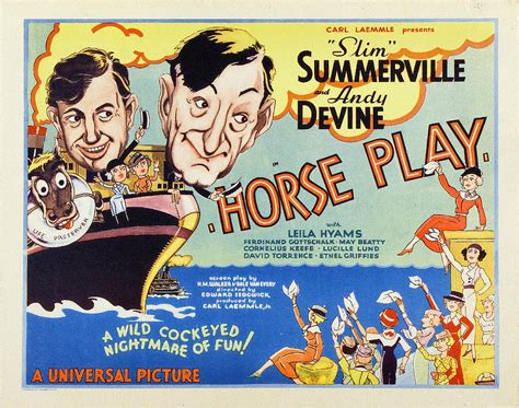 Horse Play - 1933 Digital Art by Original Movie Poster - Fine Art America