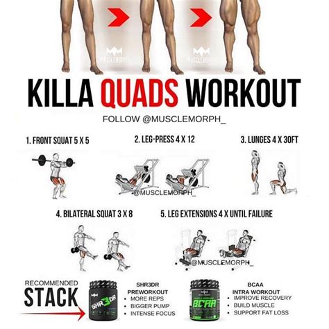 Build your Quads with this Killa workoutLIKE IT, SAVE IT and FOLLOW ...