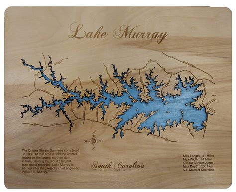 Lake Murray Map