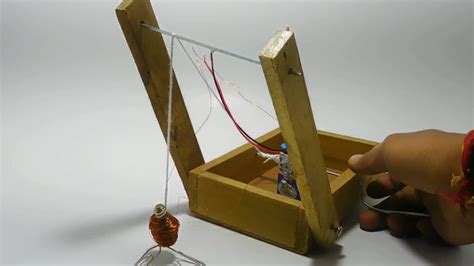 How to make Electro Magnetic Crane- DIY activity box, working science model - YouTube