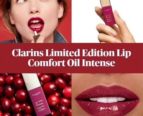 New! Clarins Limited Edition Lip Comfort Oil Intense - BeautyVelle ...