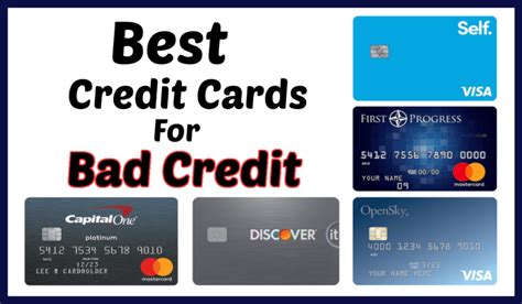 5 Best Credit Cards For Bad Credit - Finance Talk