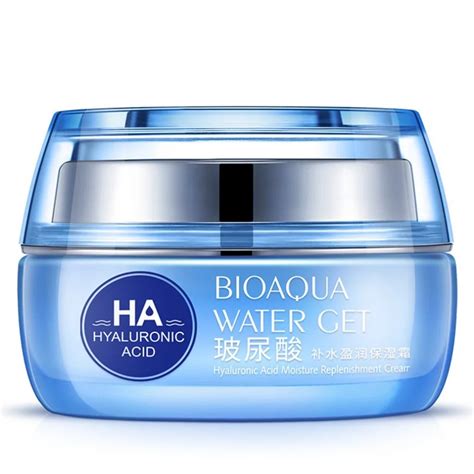 50G Natural Hyaluronic Acid Face Cream Women Moisturizing Water Replenishment Whitening Anti ...