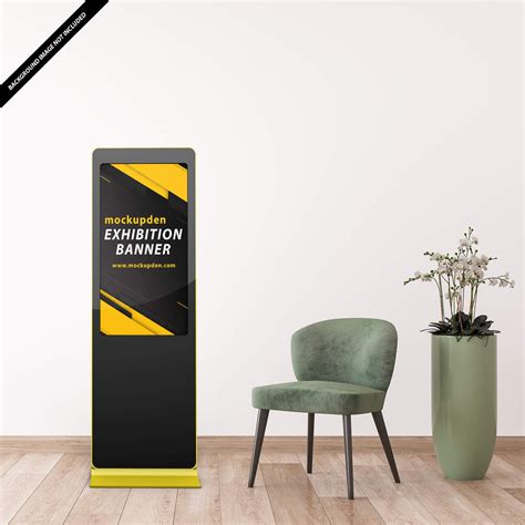 Free Exhibition Banner Mockup PSD Template - Mockup Den