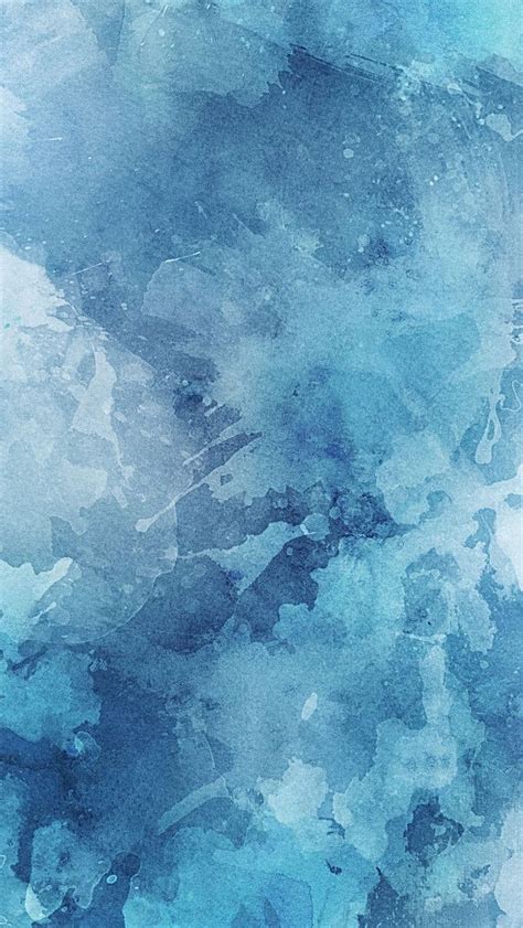 Blue & White Grunge Watercolor Wallpaper | Murals Wallpaper | Watercolor pattern background ...