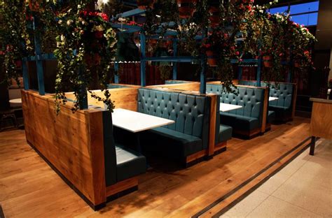 Furniture and Fixtures | Bar design restaurant, Restaurant booth ...