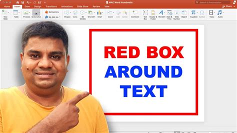 How to Put a Red Box Around Text in PowerPoint (PPT) - YouTube