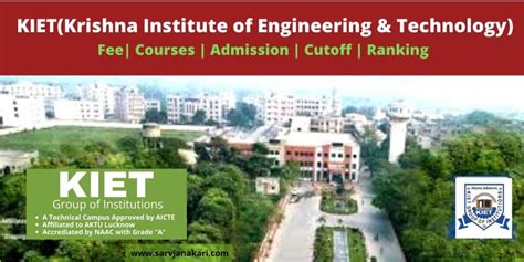 KIET Ghaziabad: fees, placement, cutoff, ranking, & admission 2021