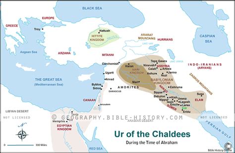 Ur Of Chaldees Map