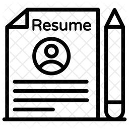 Free Resume Icon of Line style - Available in SVG, PNG, EPS, AI & Icon fonts