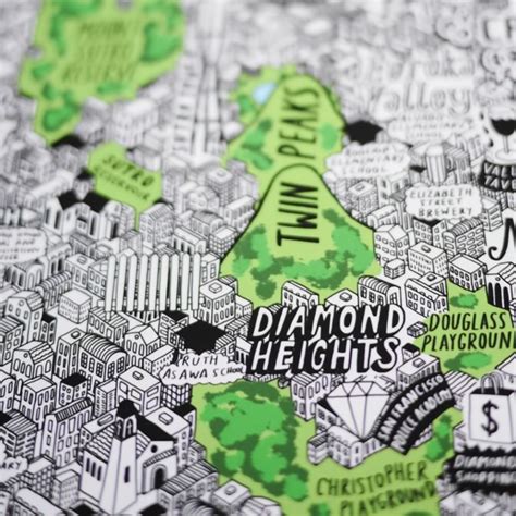 Hand Drawn Map of San Francisco– Evermade