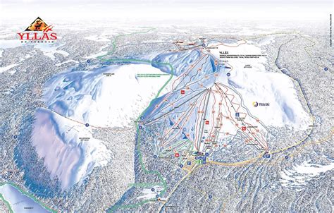 Yllas Ski Trail Map Free Download