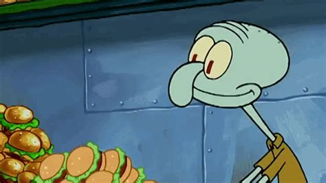 You Like Krabby Patties Dont You Squidward Gif