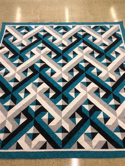 Interwoven quilt pattern etsy – Artofit