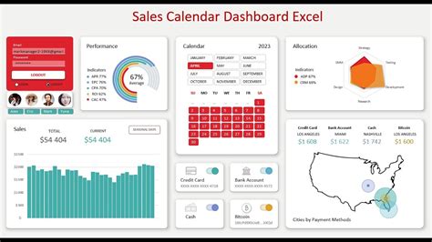 Excel Calendar with Drop Down Lists (Interactive Excel Calendar) - YouTube