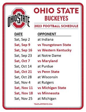 Michigan Football Schedule 2023 Printable