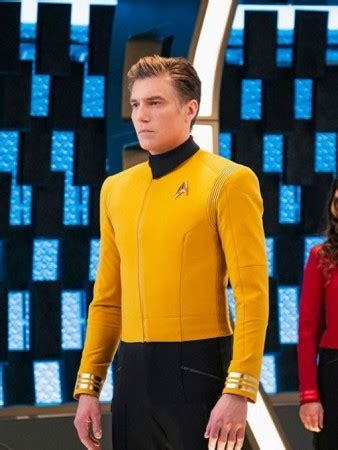 Captain Pike Star Trek Discovery Yellow Leather Jacket - Fit Jackets