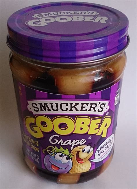 Chwile zasłodzenia: Smucker's Goober Grape Peanut Butter & Grape Jelly Stripes masło orzechowe z ...